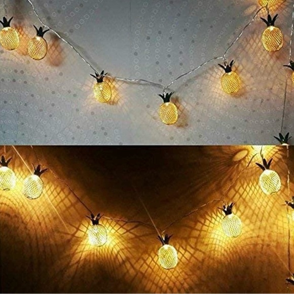 Set of 2 Pineapple String Lights - Picture 5 of 9